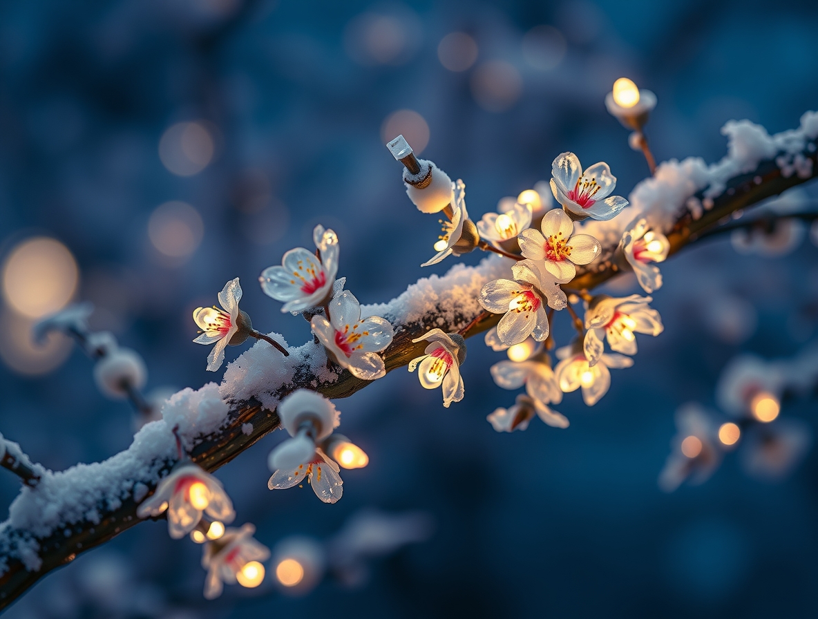 Инновационная гирлянда 'Тающие сосульки' для уличного декора