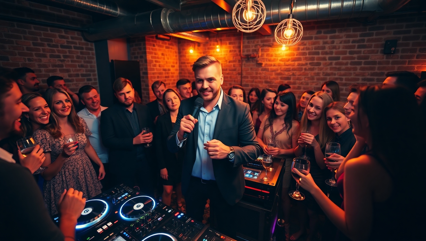 Выездная Шоу-игра с профессиональным DJ в Санкт-Петербурге игры, для, взрослых, с, профессиональный, dj, в, санкт, петербурге